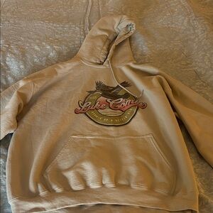 Gildan Heavy Blend Beige Hoodie